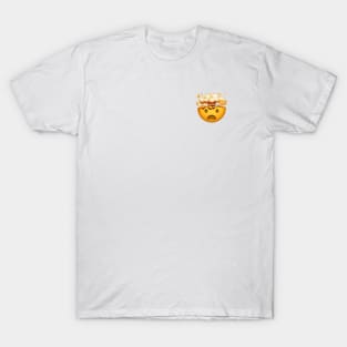 Exploding Head Emoticon T-Shirt